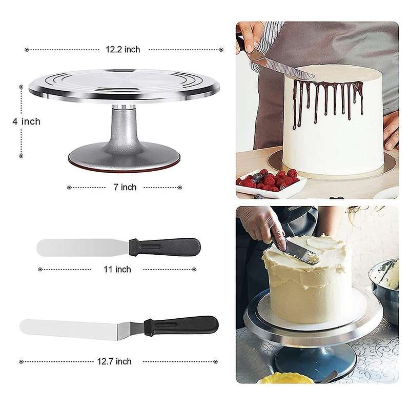 35-In-1 Cake Decorating Supplies Revolving Cake Turntable DIY Set Cake Cake Decorating Supplies Cake