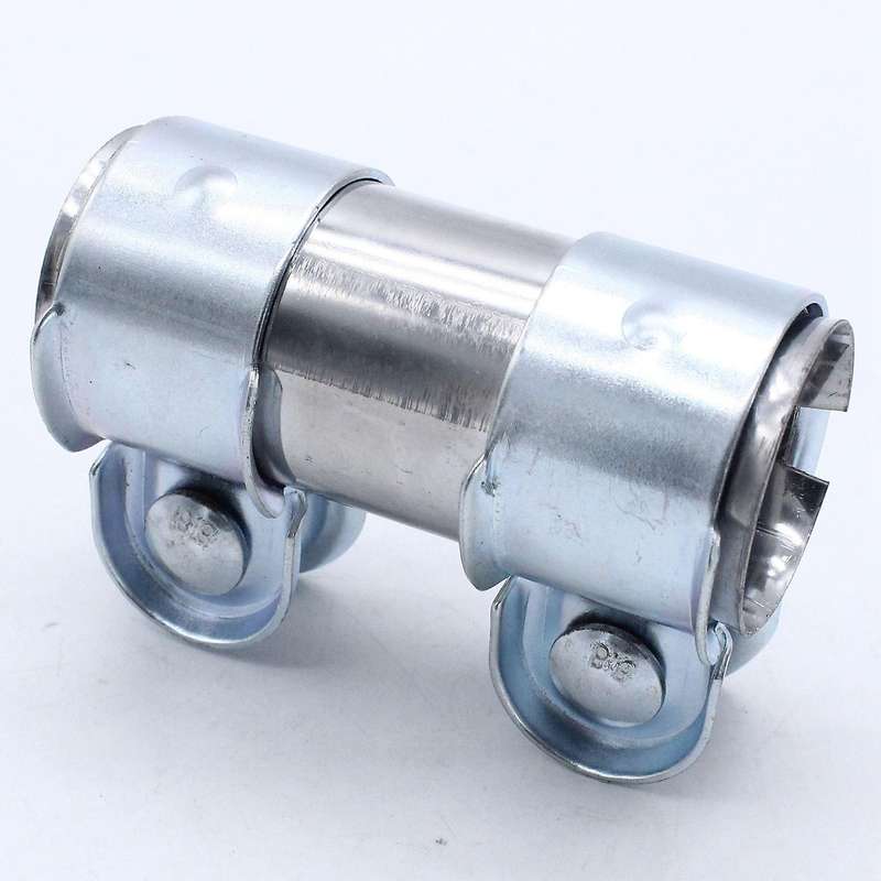 35mm x 95mm Pipe Connector Double Clamp Exhaust System Pipe Connector for Exhaust System Car Tools C