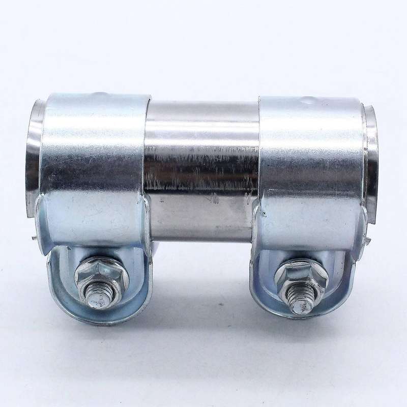 35mm x 95mm Pipe Connector Double Clamp Exhaust System Pipe Connector for Exhaust System Car Tools C