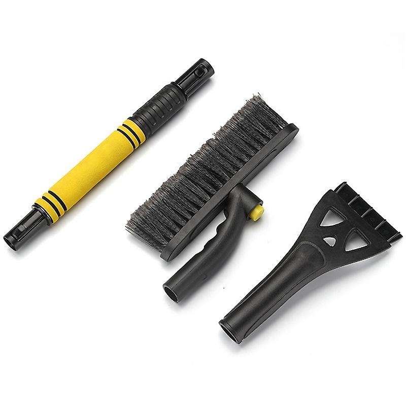 35Inch Extendable Car Snow Brush with Squeegee and Ice Scraper Tool Shove for Auto SUV Truck Windshi