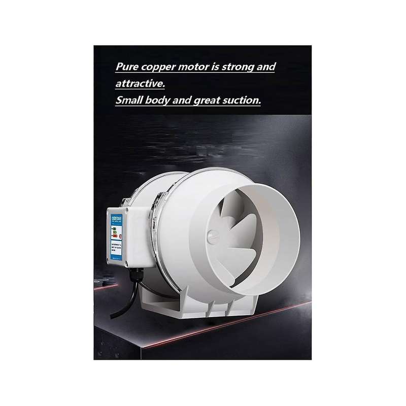 35w Bathroom Pipe Conduit Fan Vent Room Exhaust Inline Fan Kitchen Air Diffuser Duct Fan Grow Tent