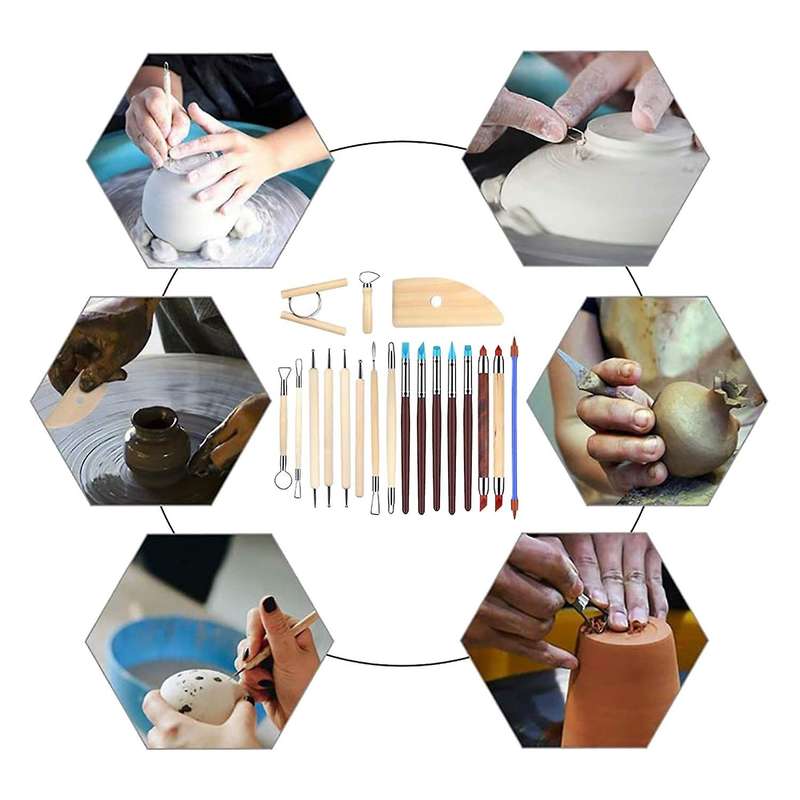 35Pcs Clay Tools Sculpting Pottery Tools Polymer Modeling Clay Sculpture Set for Pottery Modeling,Ca