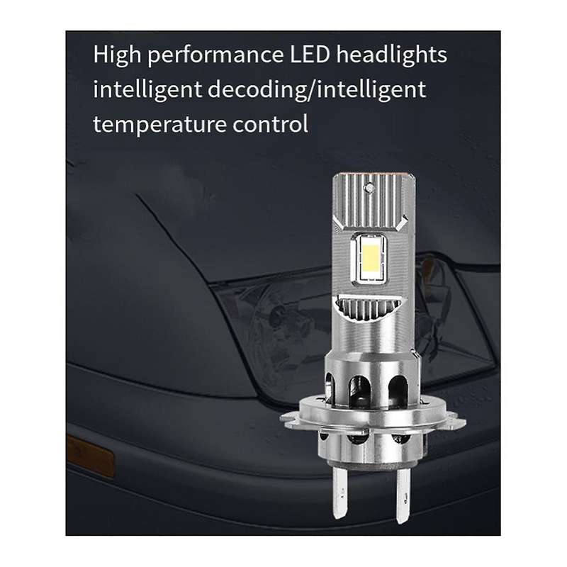 35W Power H7 Socket LED Bulb Car Headlight 6000K White Light 3800LM Mini LED Light Plug and Play Bul