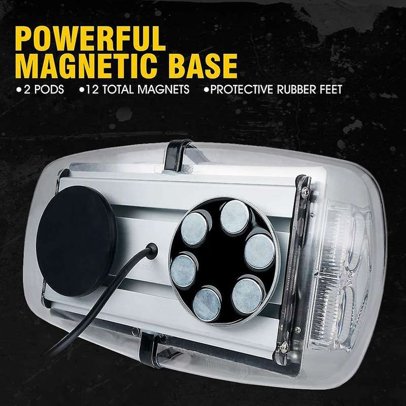 36 LED 16 Flashing Mode Strobe Lights Waterproof Law Enforcement Emergency Hazard Warning Light with