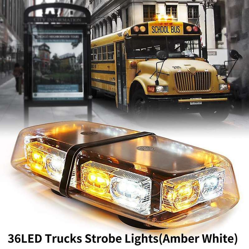 36 LED 16 Flashing Mode Strobe Lights Waterproof Law Enforcement Emergency Hazard Warning Light with