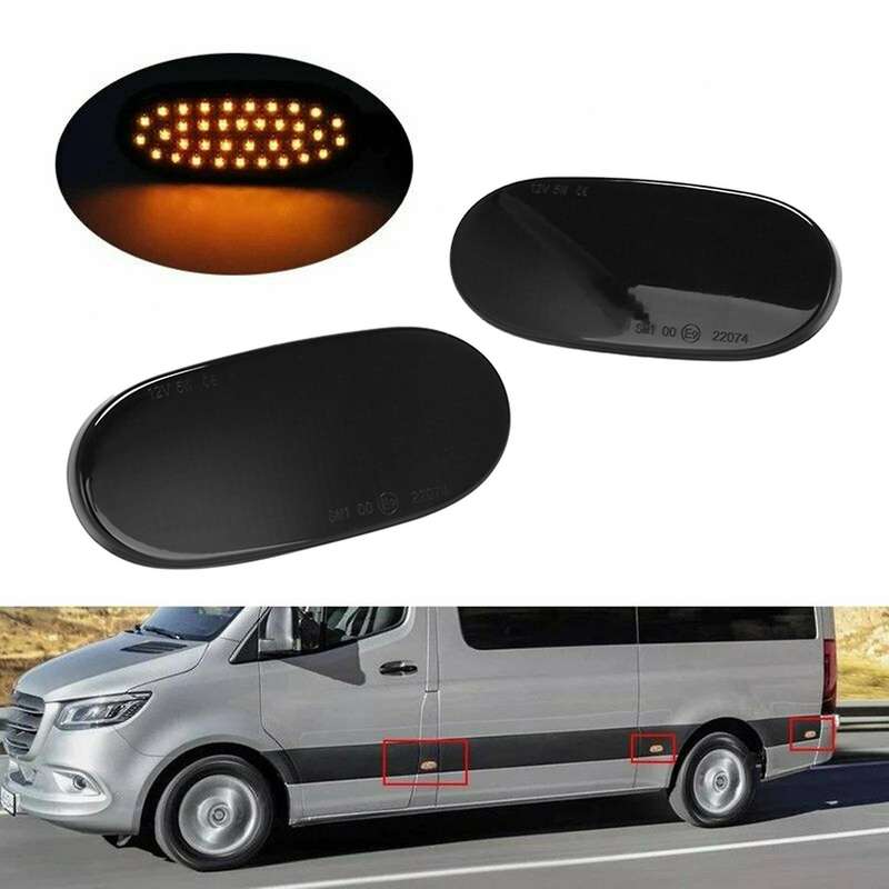36 LED Side Marker Lights Side Repeater Lamp Turn Signal Light Panel Lamp for for Sprinter W906