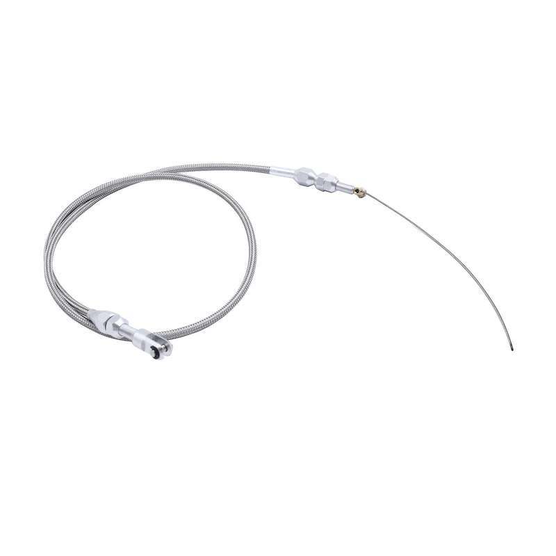36 Inch Engine Throttle Cable Stainless Steel Braided Throttle Gas Cable for LS1 4.8 5.3 5.7 6.0