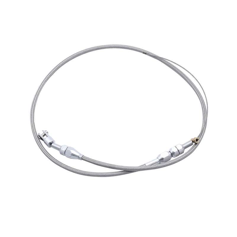 36 Inch Engine Throttle Cable Stainless Steel Braided Throttle Gas Cable for LS1 4.8 5.3 5.7 6.0