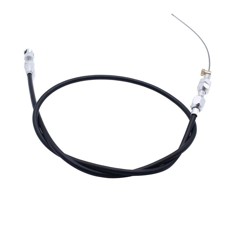 36 Inch Engine Throttle Cable Stainless Steel Black Braided Throttle Gas Cable for LS1 4.8 5.3 5.7 6