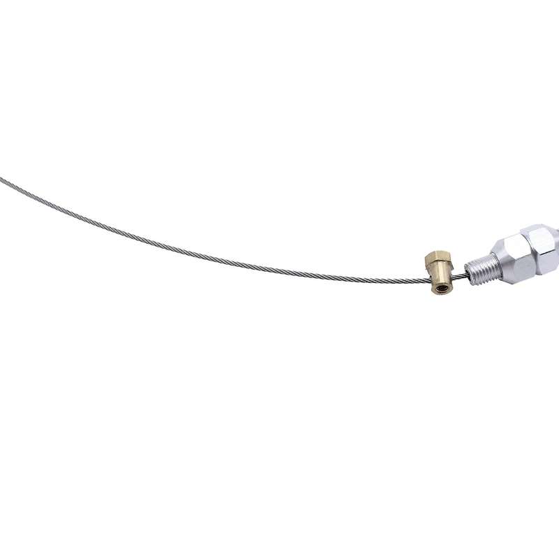36 Inch Engine Throttle Cable Stainless Steel Black Braided Throttle Gas Cable for LS1 4.8 5.3 5.7 6