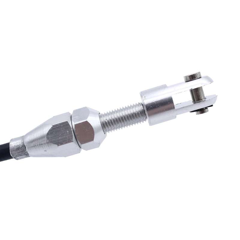 36 Inch Engine Throttle Cable Stainless Steel Black Braided Throttle Gas Cable for LS1 4.8 5.3 5.7 6