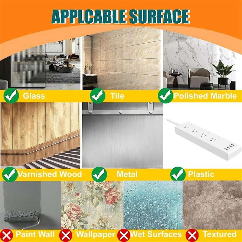 36 Pairs (72 Items) of Photo Frame Special Stickers for Wall Hanging without Punching and Double-Sid
