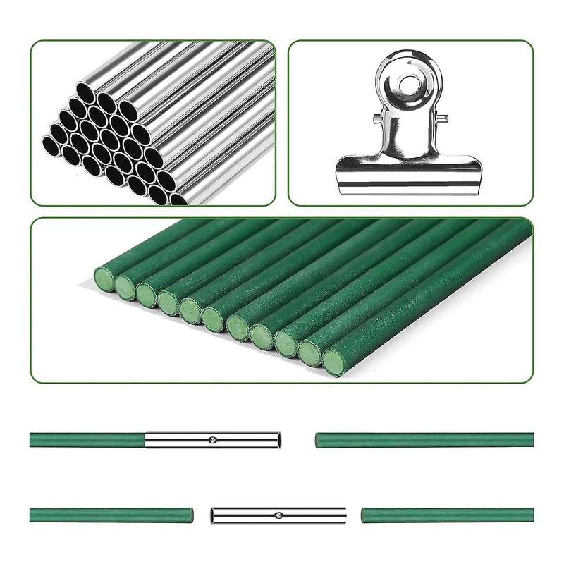 36 Pcs Green House Hoops Grow Tunnel 6 Sets Of 8.5 Ft Long Garden Hoops Kit, Rust-free Fiberglass Ra