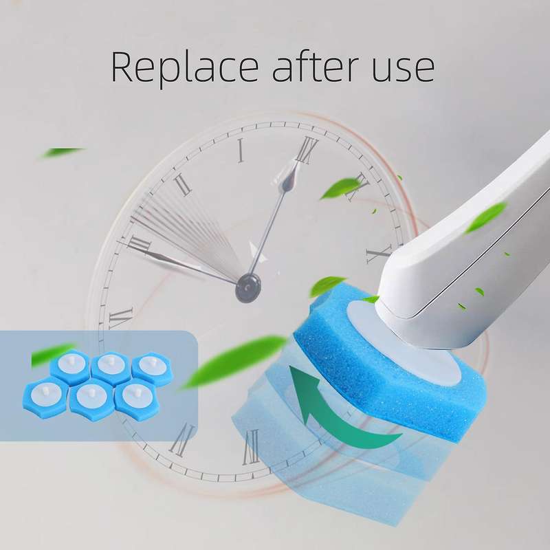 36 Pcs Toilet Brush Replacement Head,toilet Stick Replacement,toilet Cleaner Replacement,disposable