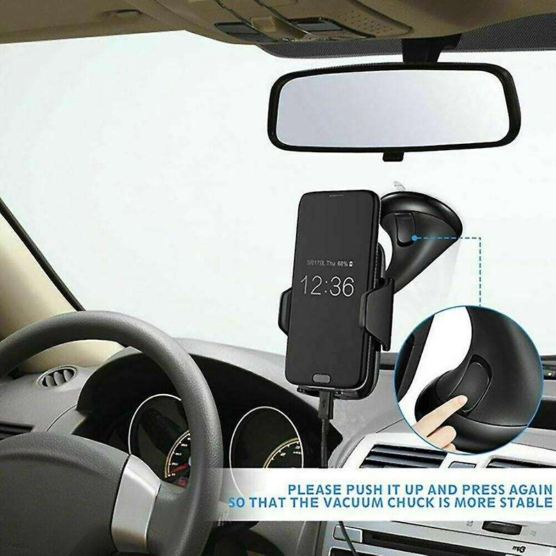 360 Rotatable Car Windscreen Suction Cup Mount Mobile Phone Holder Phone Stand Bracket for Car Inte