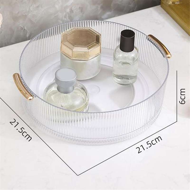 360 Rotating Makeup Organizer for Vanity,Revolving Perfume Skincare Organizers,Spinning Bathroom Org