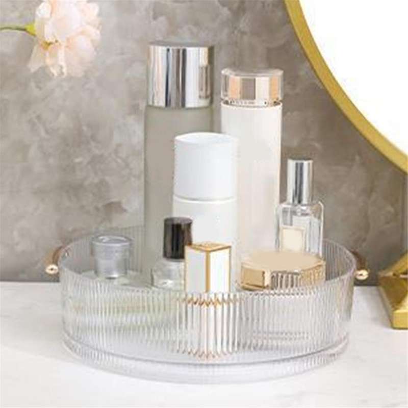 360 Rotating Makeup Organizer for Vanity,Revolving Perfume Skincare Organizers,Spinning Bathroom Org