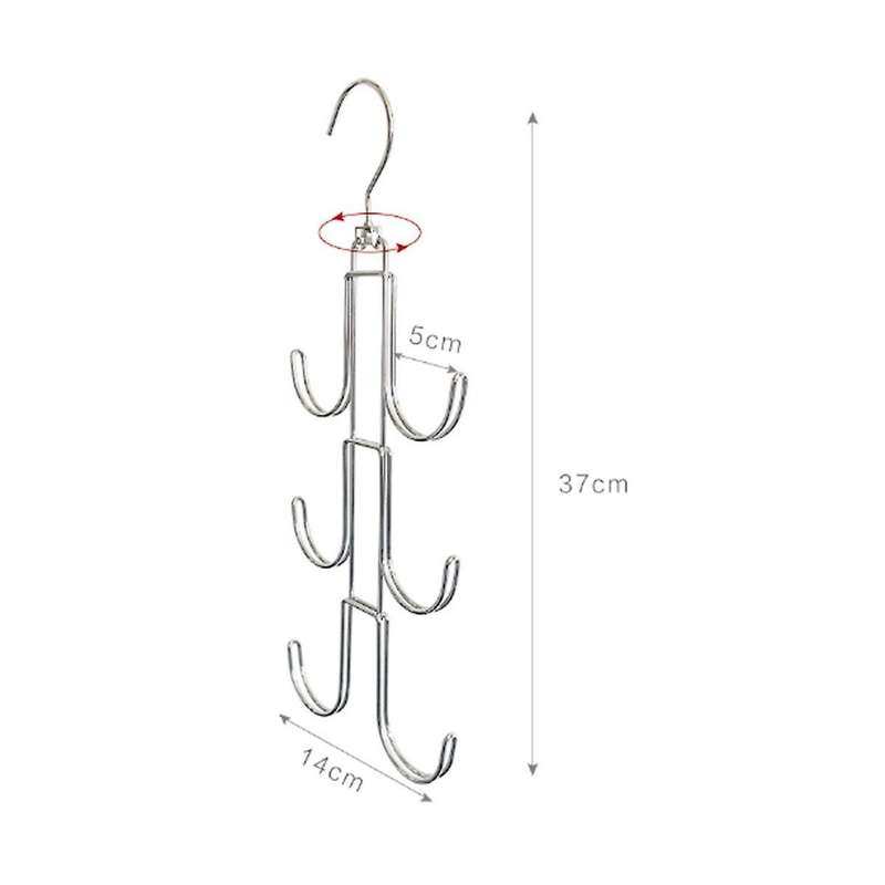 360rotating Purse Hangers,2 Pack Purse Organizer for Closet,silver Metal Bag Holder Storage Hooks