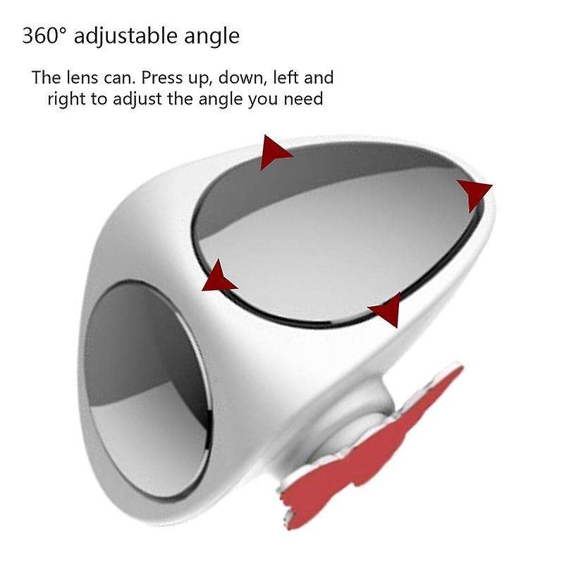 360 Rotation Adjustable Convex Rear View Mirror View Car Blind Spot Mirror Wide Angle Mirror Car Ass