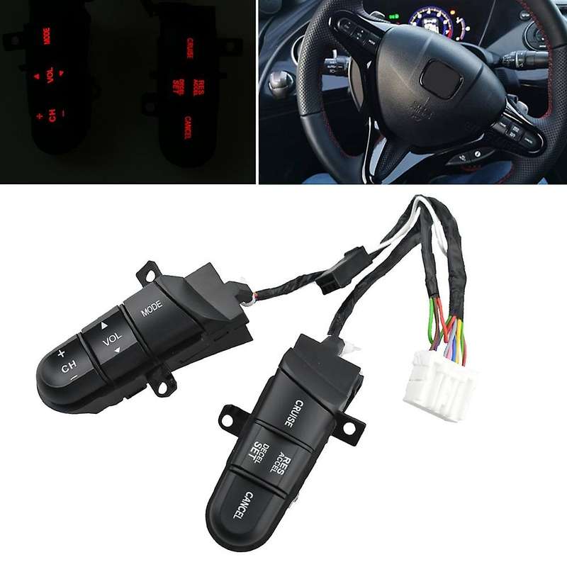 36770--A12 Steering Wheel Audio Control Switch Button for 2006-2008 (Red Light)