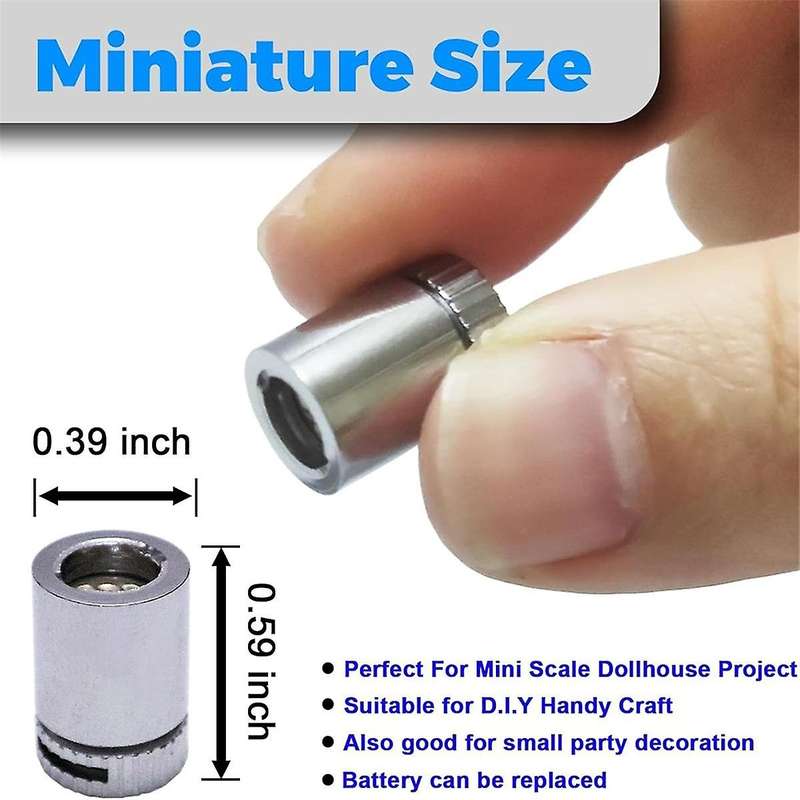 36Pcs Miniature Lights for ,Miniature LED Lights for Handcraft,Mini Spot Lights Battery Operated(War