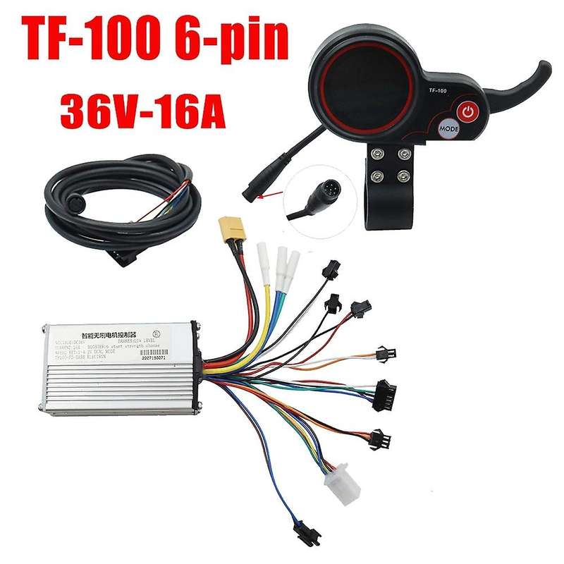 36v 16a Electric Scooter Controller Dashboard Kit with Tf-100 Display Scooter for Electric Scooter