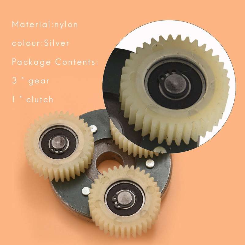 36t Gear + 70mm Clutch, Used for Spare Parts Of Octagon Transmission Motor Nylon Electric Bicycle
