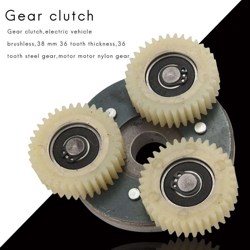 36t Gear + 70mm Clutch, Used for Spare Parts Of Octagon Transmission Motor Nylon Electric Bicycle
