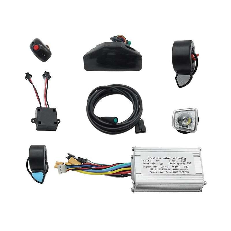 36v 350w Electric Scooter Controller Brushless Motor+light Full Kit for S8 Pro Electric Scooter E-b