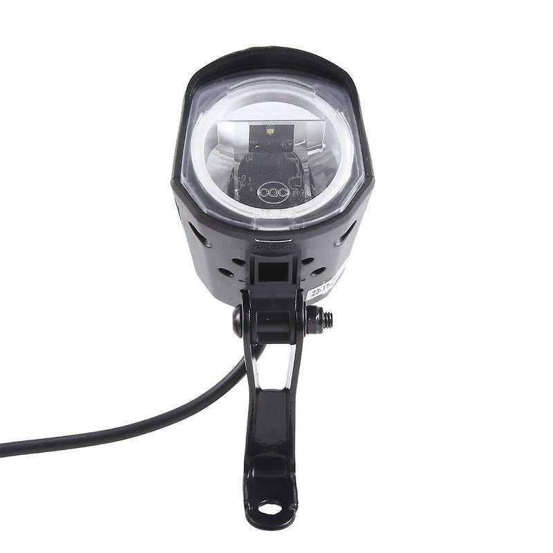 36V 48V EBike Light Scooter Lamp 2-In-1 with Horn Electric Bicycle LED Front Headlight