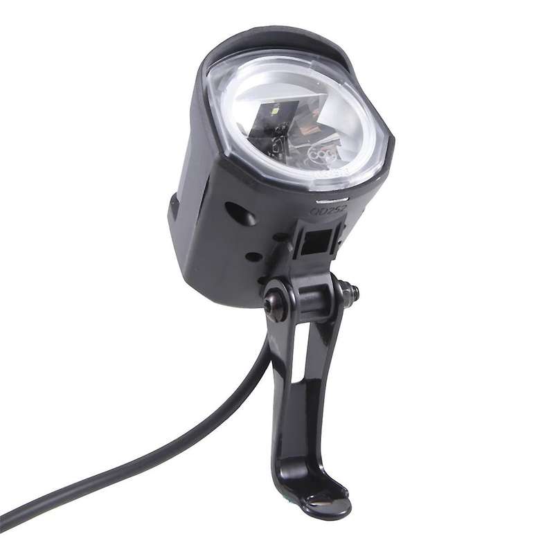 36V 48V EBike Light Scooter Lamp 2-In-1 with Horn Electric Bicycle LED Front Headlight