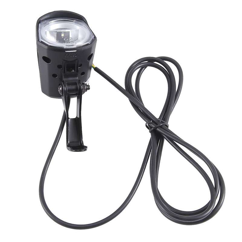 36V 48V EBike Light Scooter Lamp 2-In-1 with Horn Electric Bicycle LED Front Headlight