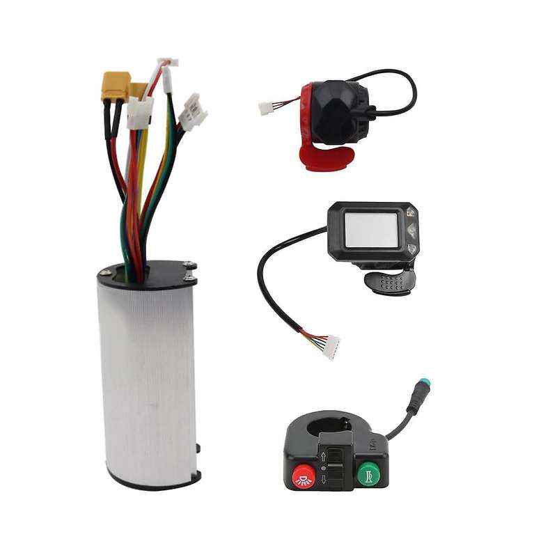 36v 350w Folding Scooter Controller Switch Button Lcd Display Brake Accelerator Throttle Kit for Ele
