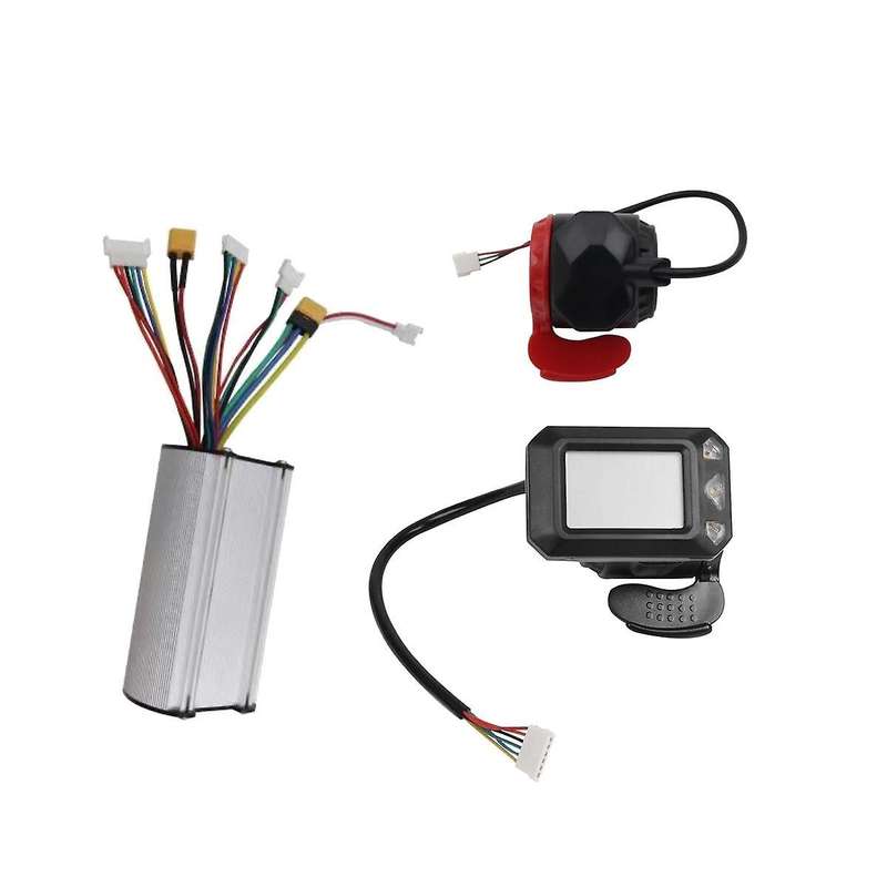 36v 350w Folding Scooter Controller Kit Electric Scooter Controller Lcd Display Brake Accelerator Th