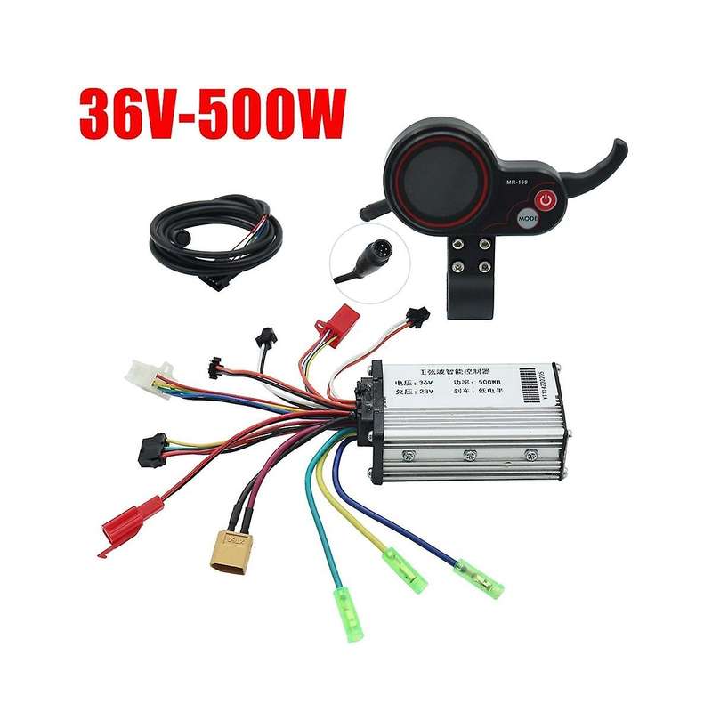 36V 500W Controller MR-100 LCD Display Meter Dashboard Kit for KUGOO Electric