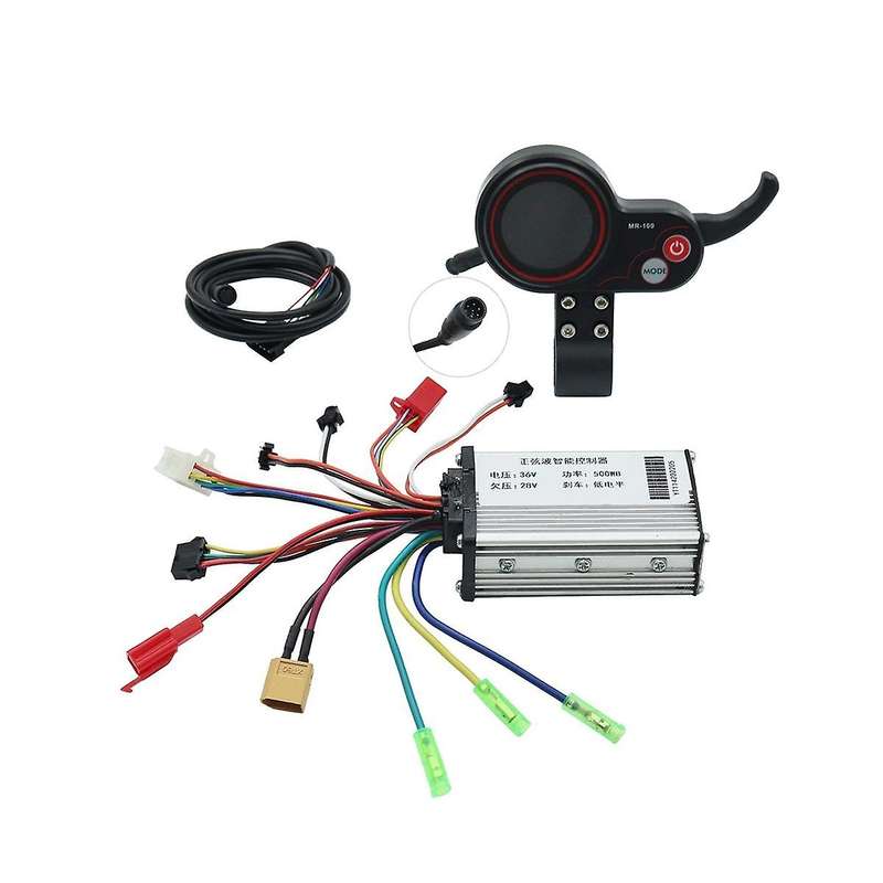 36V 500W Controller MR-100 LCD Display Meter Dashboard Kit for KUGOO Electric