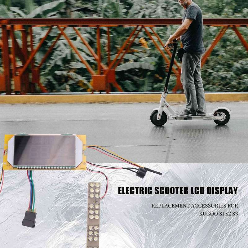 36V Electric Scooter Display LCD Screen 8 Inches Compatible Kugoo S1 S2 S3