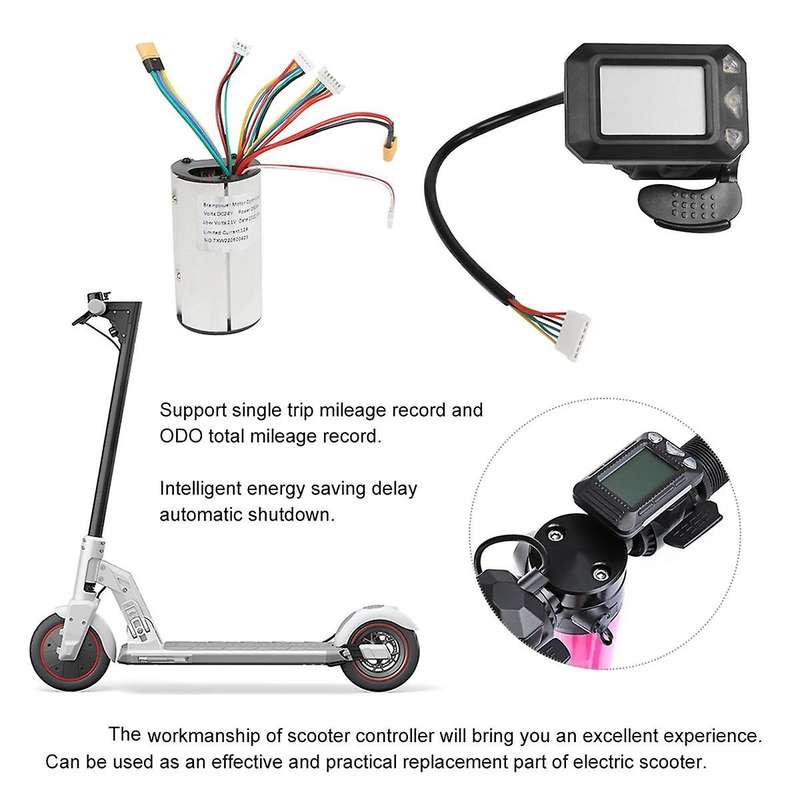 36v Electric Scooter Controller+lcd Display Accelerator+brake Motor Controller Electric Scooter Acce