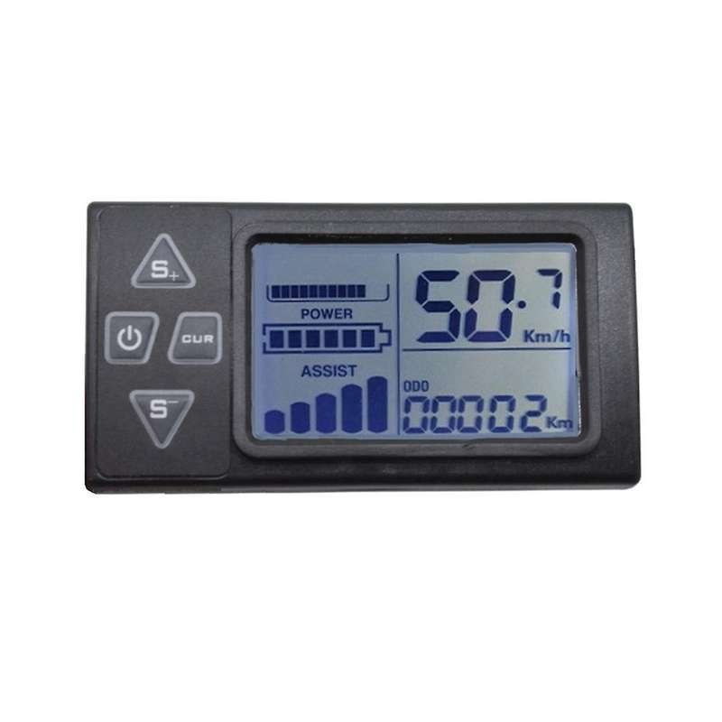 36V 48V S861 Lithium Battery LCD Liquid Crystal Electric Vehicle Mountain Bike Scooter Speedometer