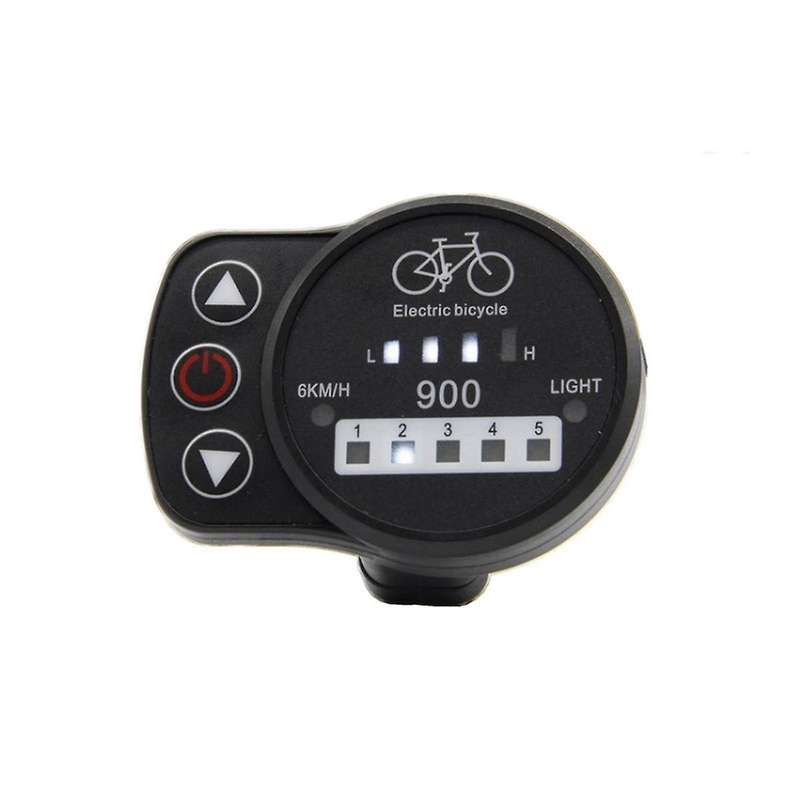 36v/48v Mountain Bike Modified Lithium Battery Power with Quantum Kt-led900 Meter 3 Pin Sm Connecto