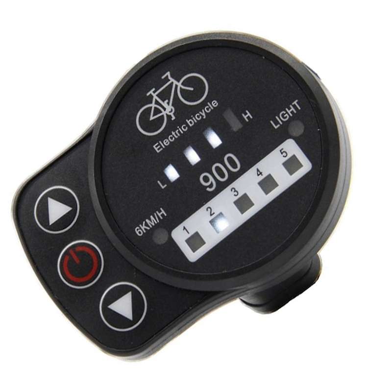 36v/48v Mountain Bike Modified Lithium Battery Power with Quantum Kt-led900 Meter 3 Pin Sm Connecto