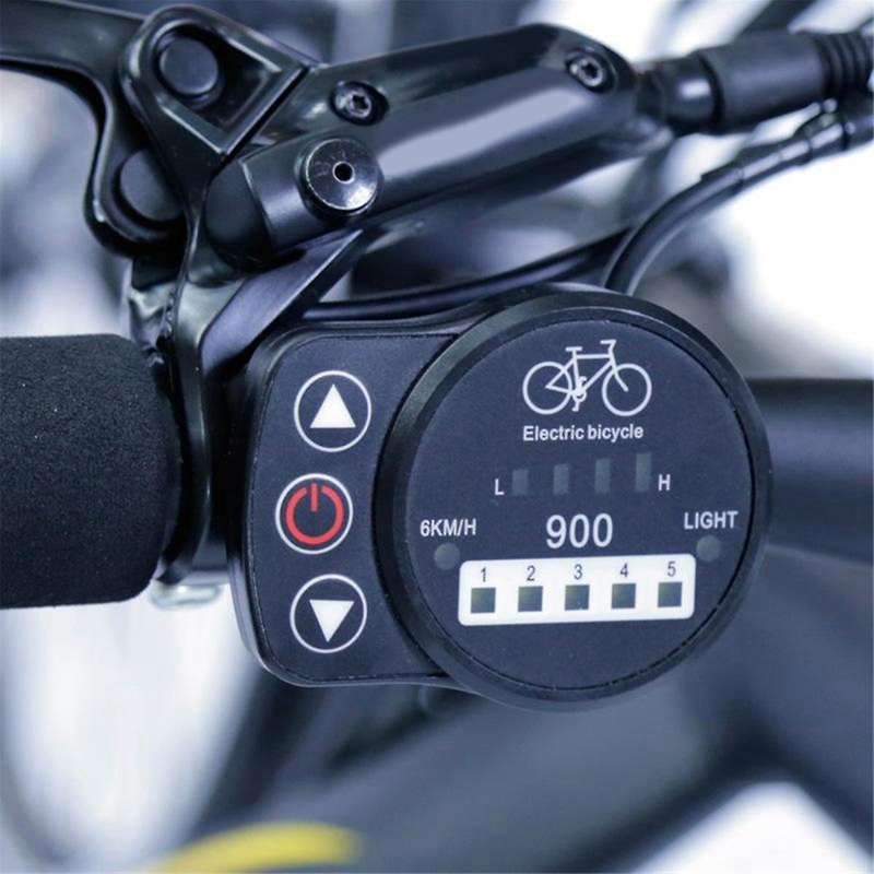 36v/48v Mountain Bike Modified Lithium Battery Power with Quantum Kt-led900 Meter 3 Pin Sm Connecto