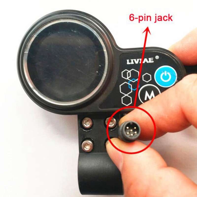 36v-48v 350w Motor Brushless Controller Lcd Display Panel Thumb Throttle Electric Bicycles Scooter