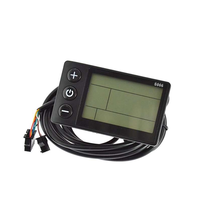 36V48V Brushless Motor 9-Tube Intelligent Controller S866 LCD Liquid Crystal Instrument Modificatio