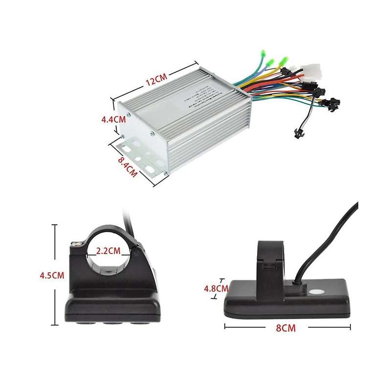 36V48V Brushless Motor 9-Tube Intelligent Controller S866 LCD Liquid Crystal Instrument Modificatio