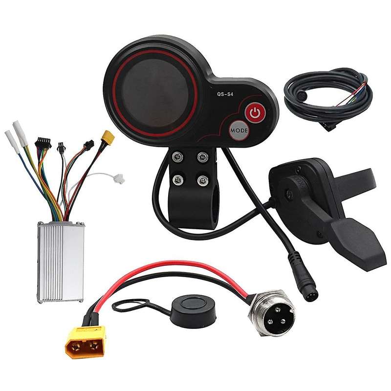 36v-60v Qs-s4 Thumb Throttle Lcd Display Meter Kit+48v 800w Controller for Zero 8 9 10 8x 10x Electr