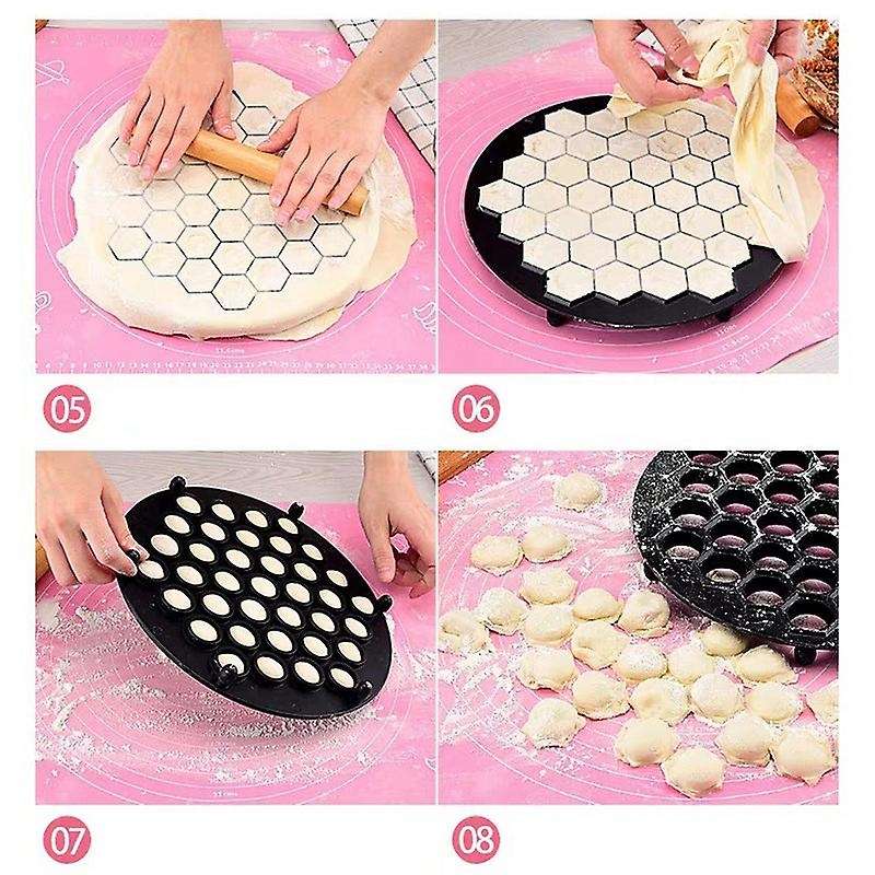 37 Holes Dumpling Mould Dumplings Maker Ravioli Aluminum Mold Pelmeni Diy Kitchen Pastry Dough Cutt