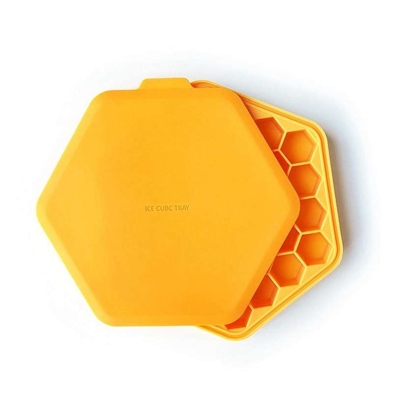 37 Grid Bee Honeycomb Ice Square Tray Silicone Cake Chocolate Soap Icing Mold Diy T21c