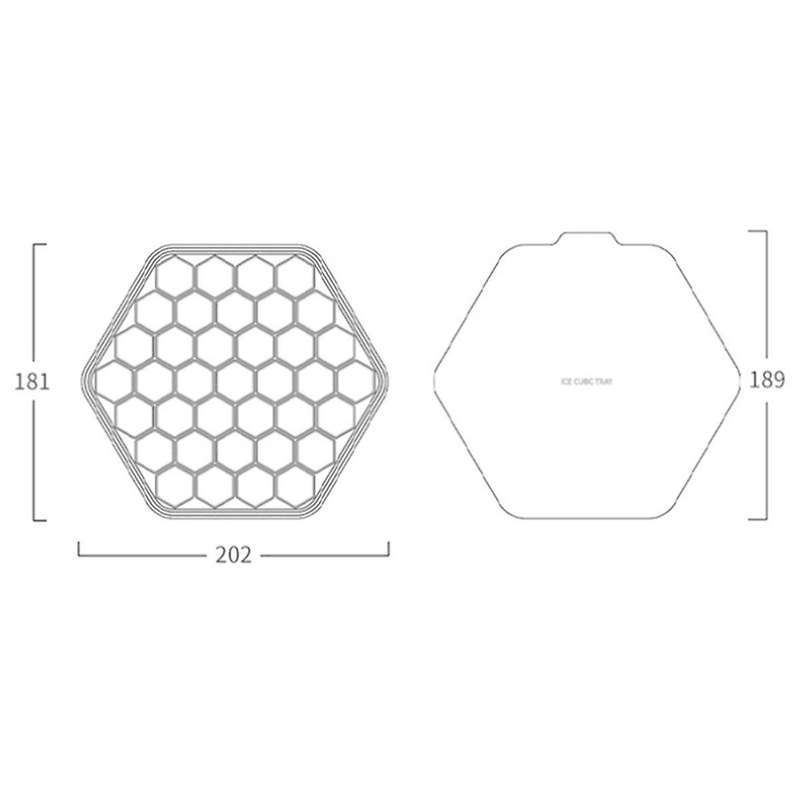 37 Grid Bee Honeycomb Ice Square Tray Silicone Cake Chocolate Soap Icing Mold Diy T21c