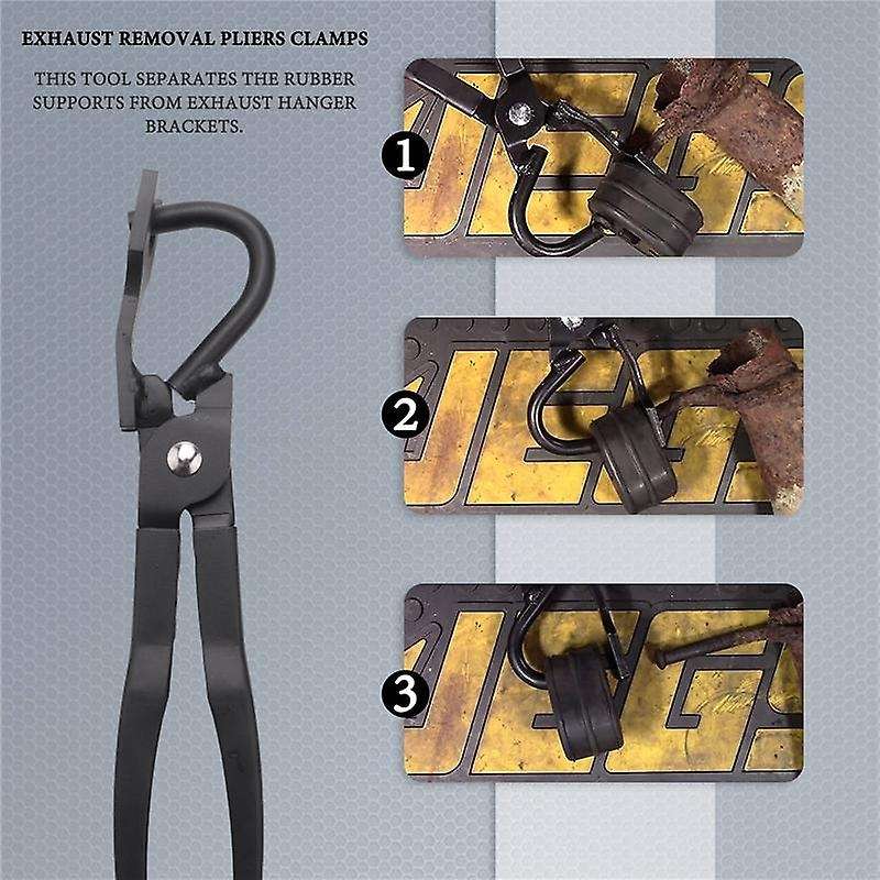 38350 Exhaust Hanger Removal Pliers for Automotive Tool Black for Car Universal Auto Accessories Pa